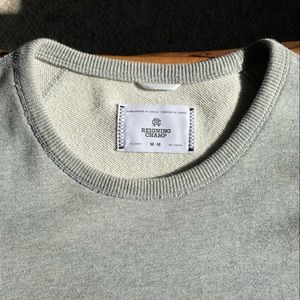 Reigning Champ Men’s Mid Weight Crewneck Sweater Grey